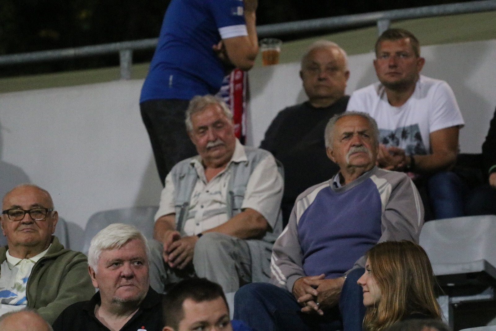 Kibice na meczu Miedzi Legnica z Łódzkim Klubem Sportowym