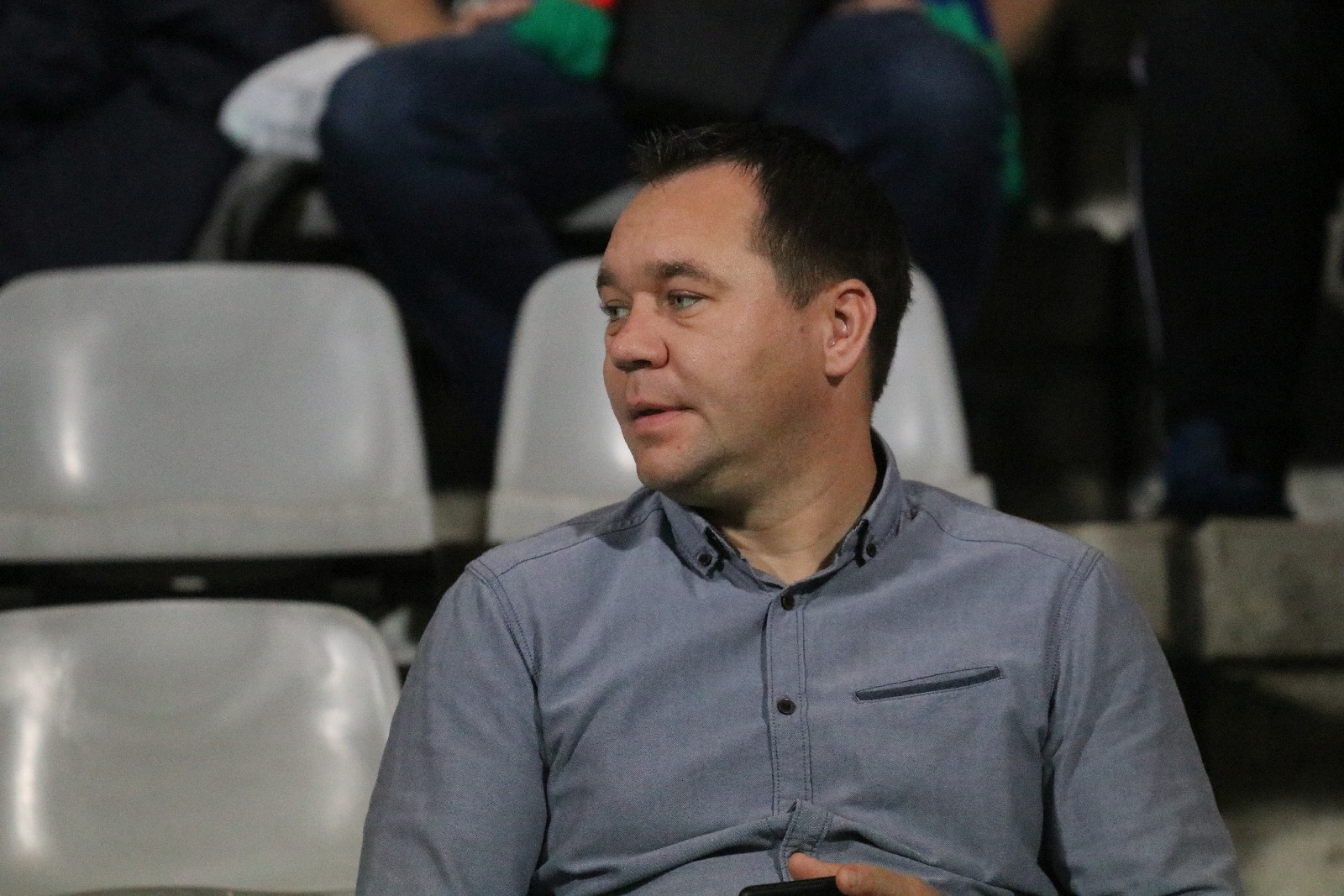 Kibice na meczu Miedzi Legnica z Łódzkim Klubem Sportowym