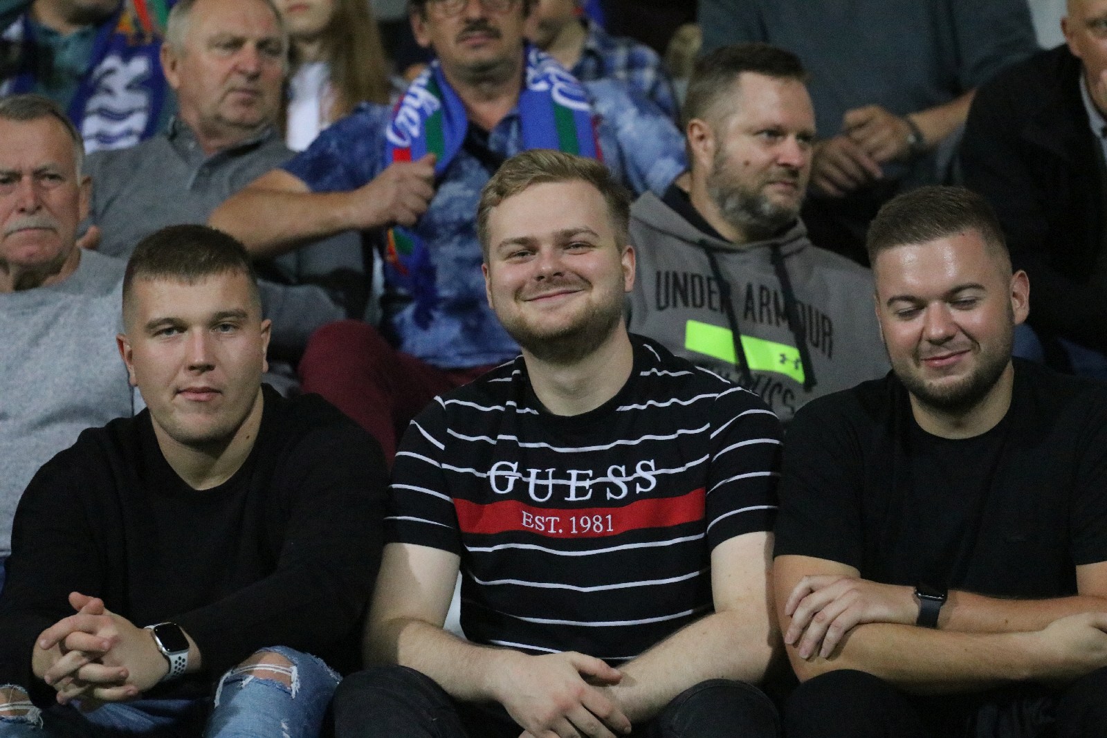 Kibice na meczu Miedzi Legnica z Łódzkim Klubem Sportowym