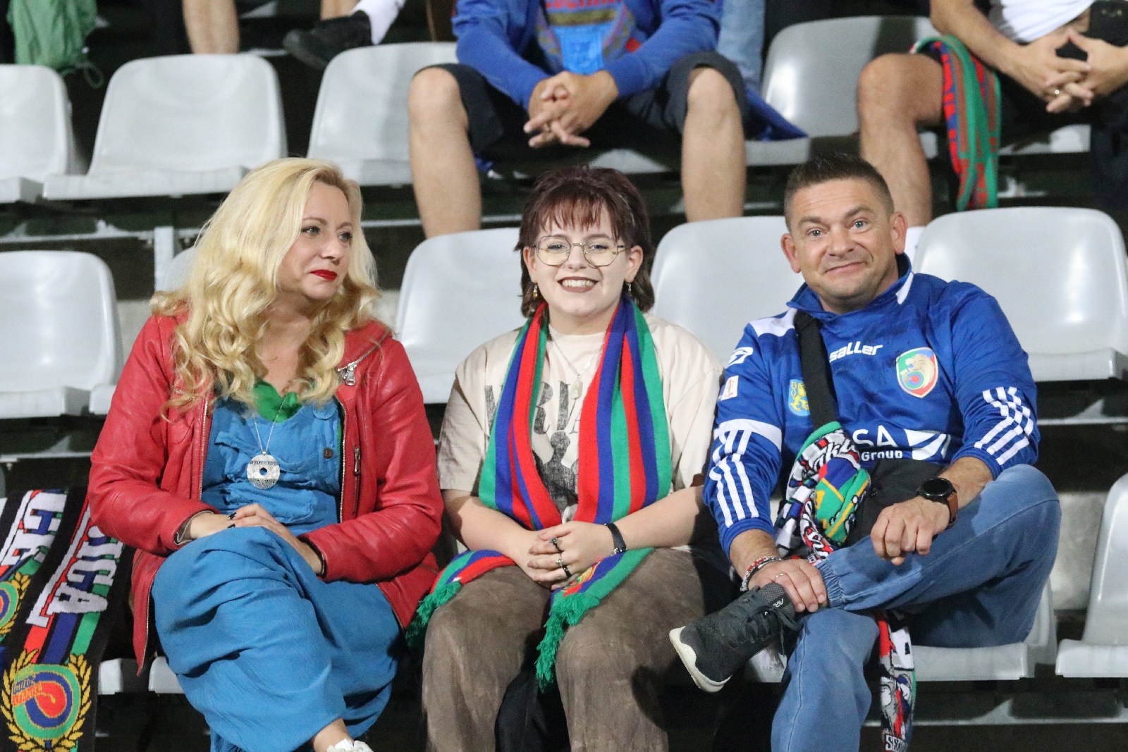 Kibice na meczu Miedzi Legnica z Łódzkim Klubem Sportowym