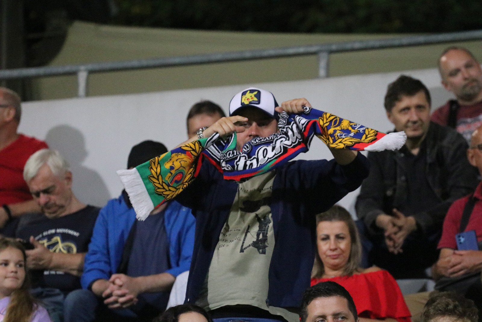 Kibice na meczu Miedzi Legnica z Łódzkim Klubem Sportowym