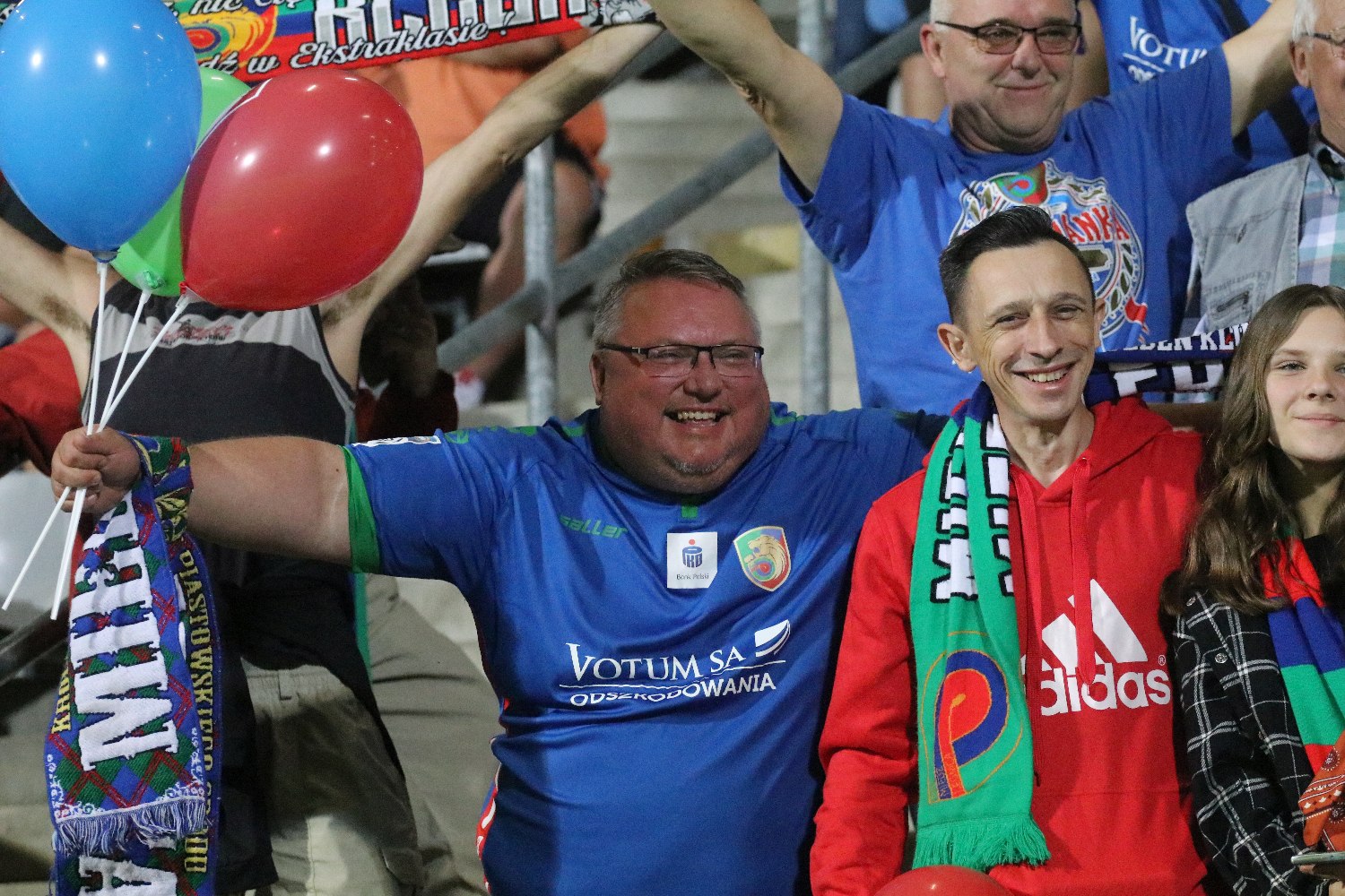 Kibice na meczu Miedzi Legnica z Łódzkim Klubem Sportowym