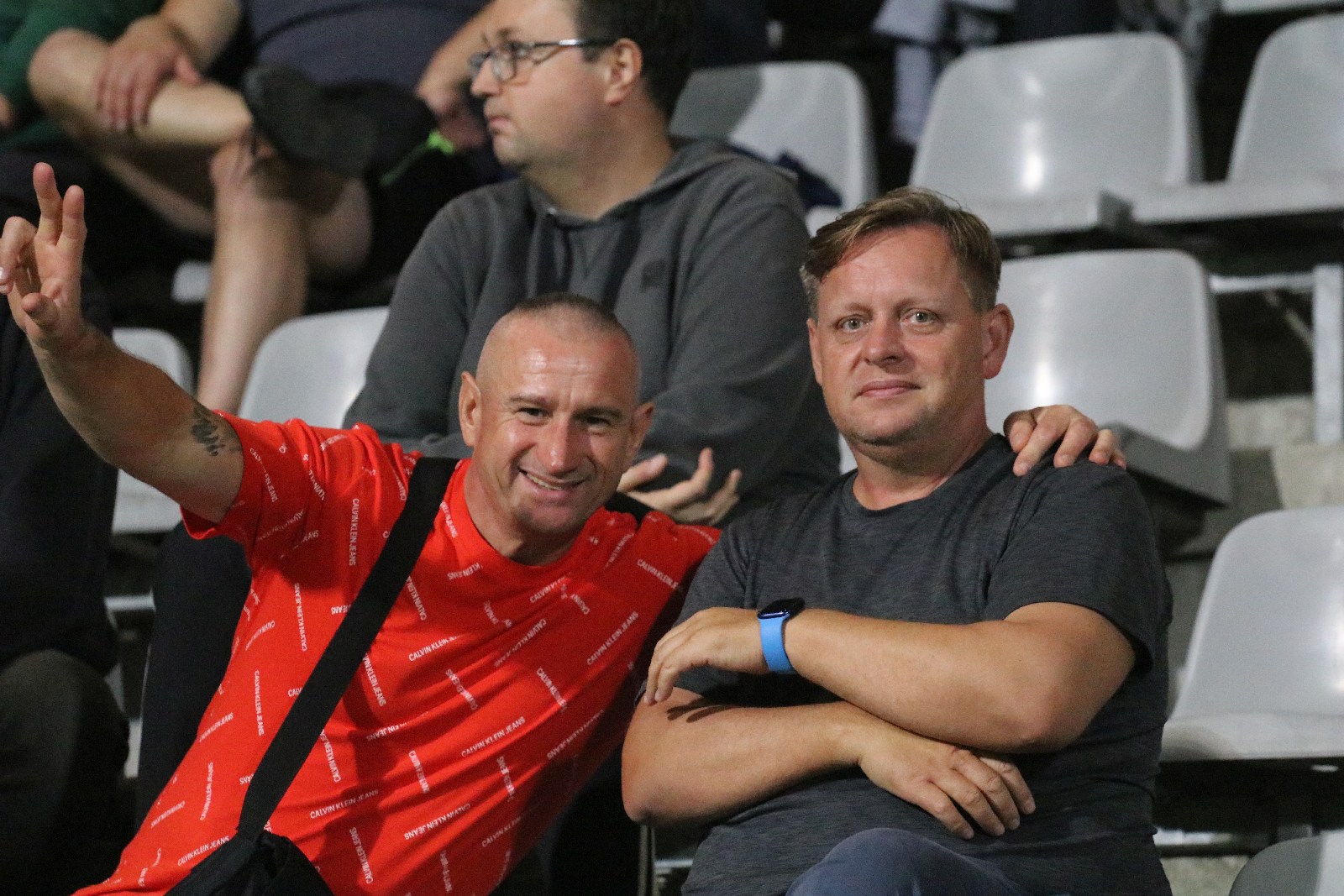 Kibice na meczu Miedzi Legnica z Łódzkim Klubem Sportowym