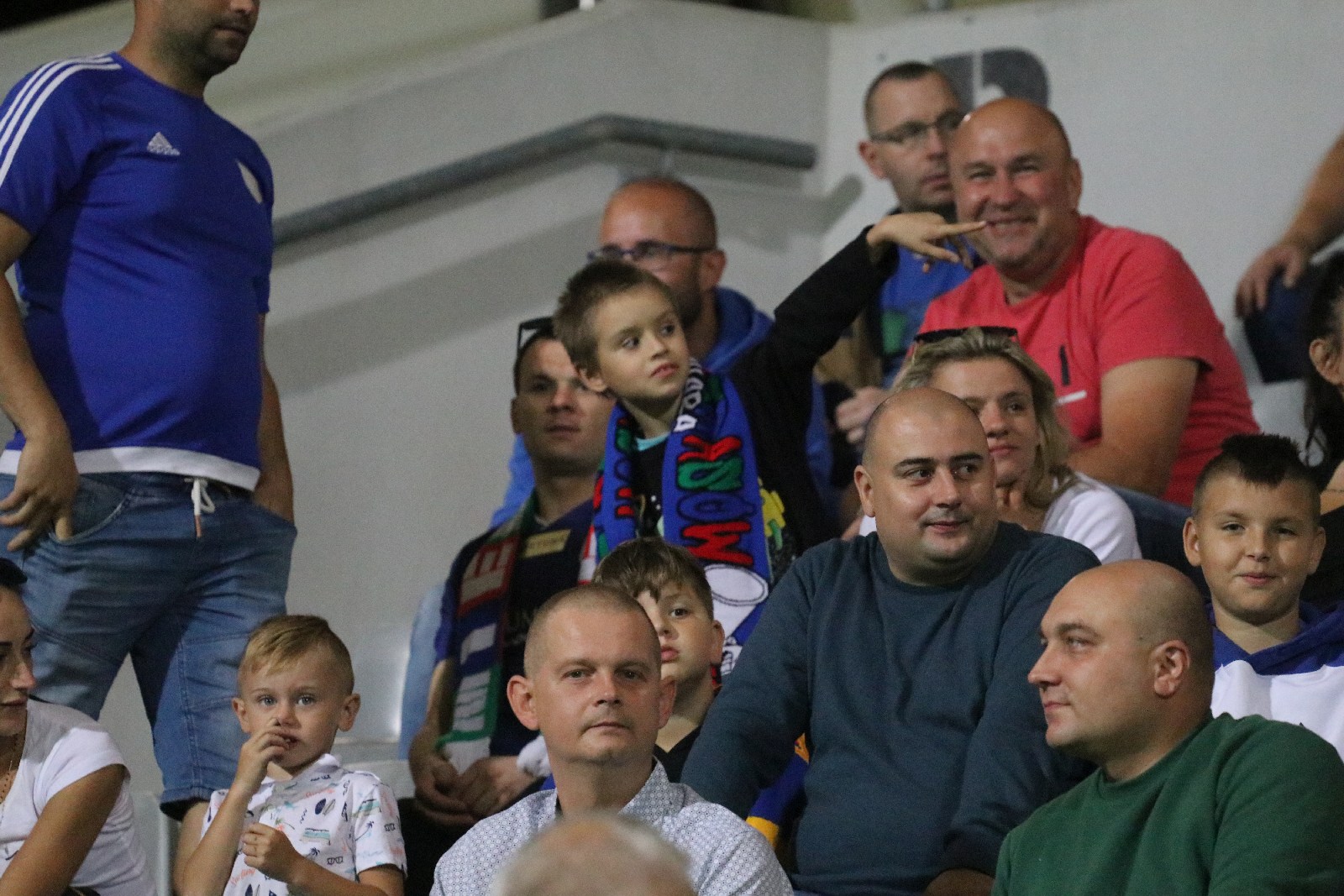 Kibice na meczu Miedzi Legnica z Łódzkim Klubem Sportowym