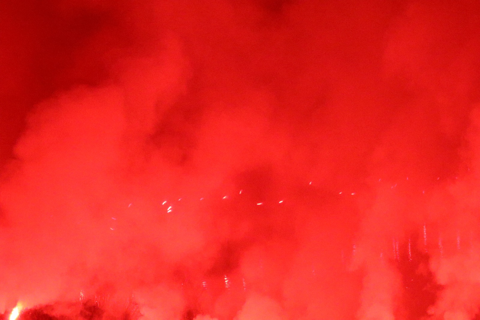 Kibice na meczu Miedzi Legnica z Łódzkim Klubem Sportowym