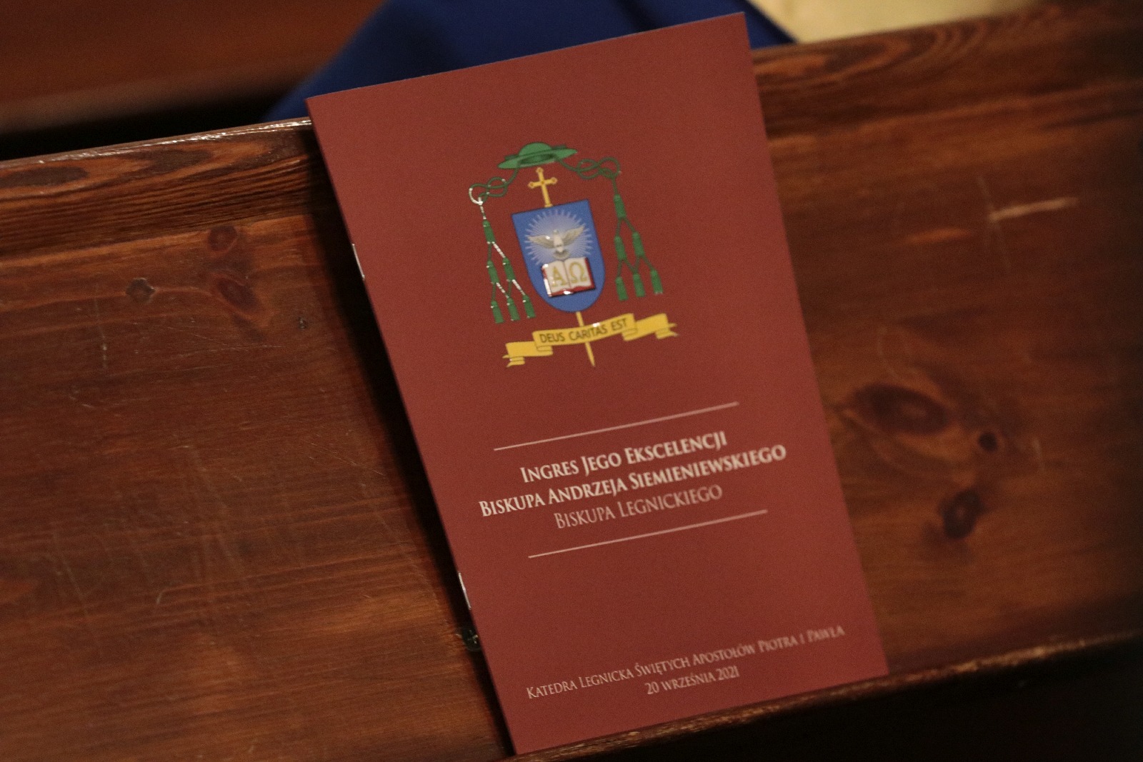 Ingres Księdza Biskupa Legnickiego Andrzeja Siemieniewskiego