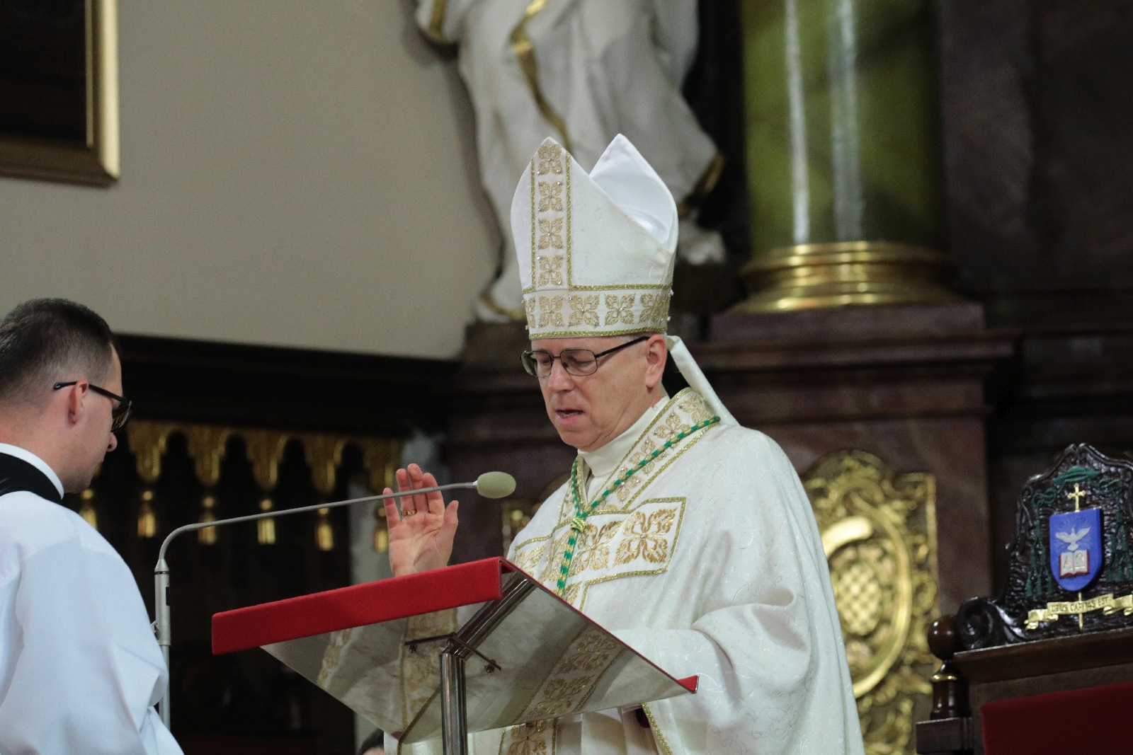 Ingres Księdza Biskupa Legnickiego Andrzeja Siemieniewskiego
