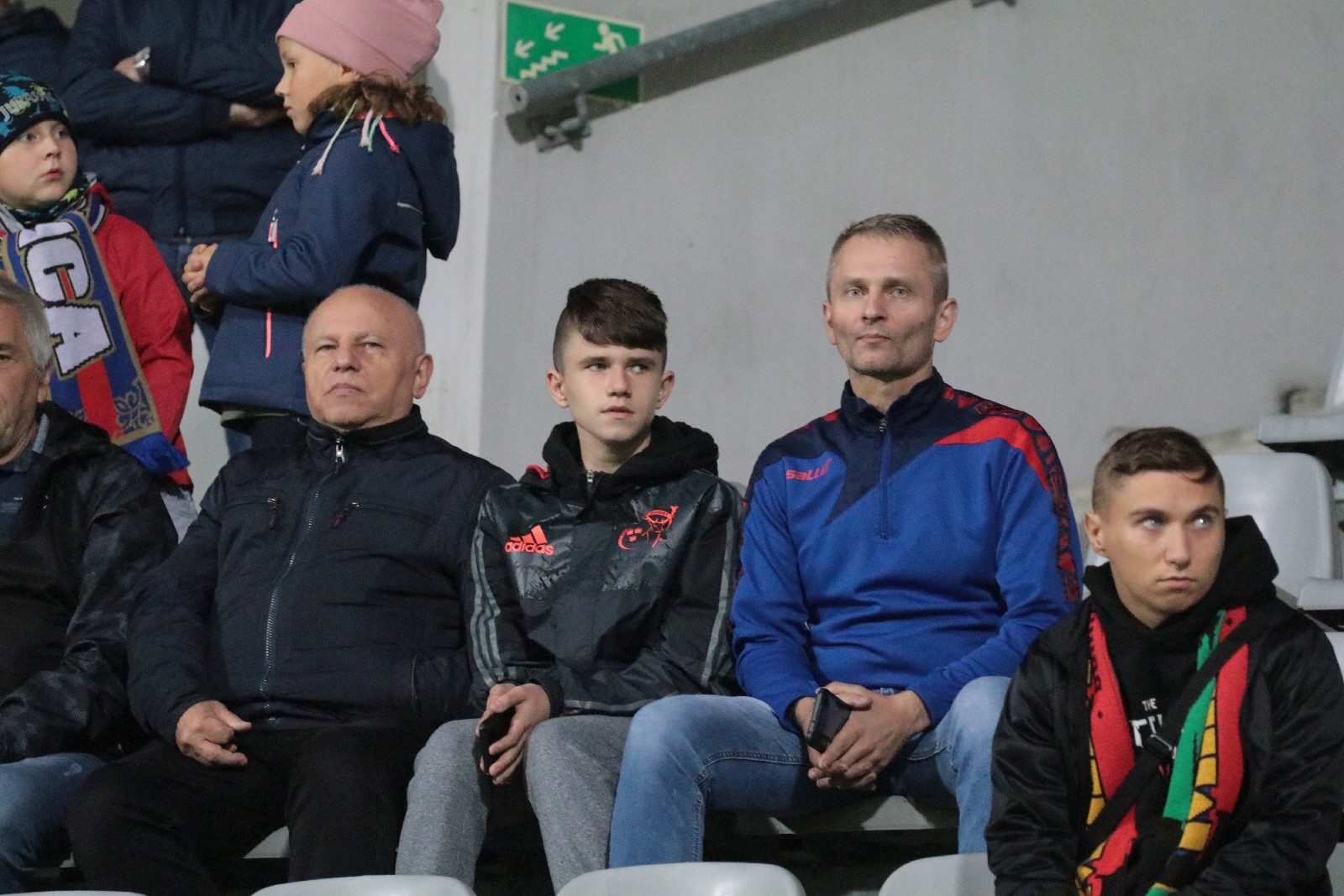 Kibice na stadionie podczas meczu z Odrą Opole