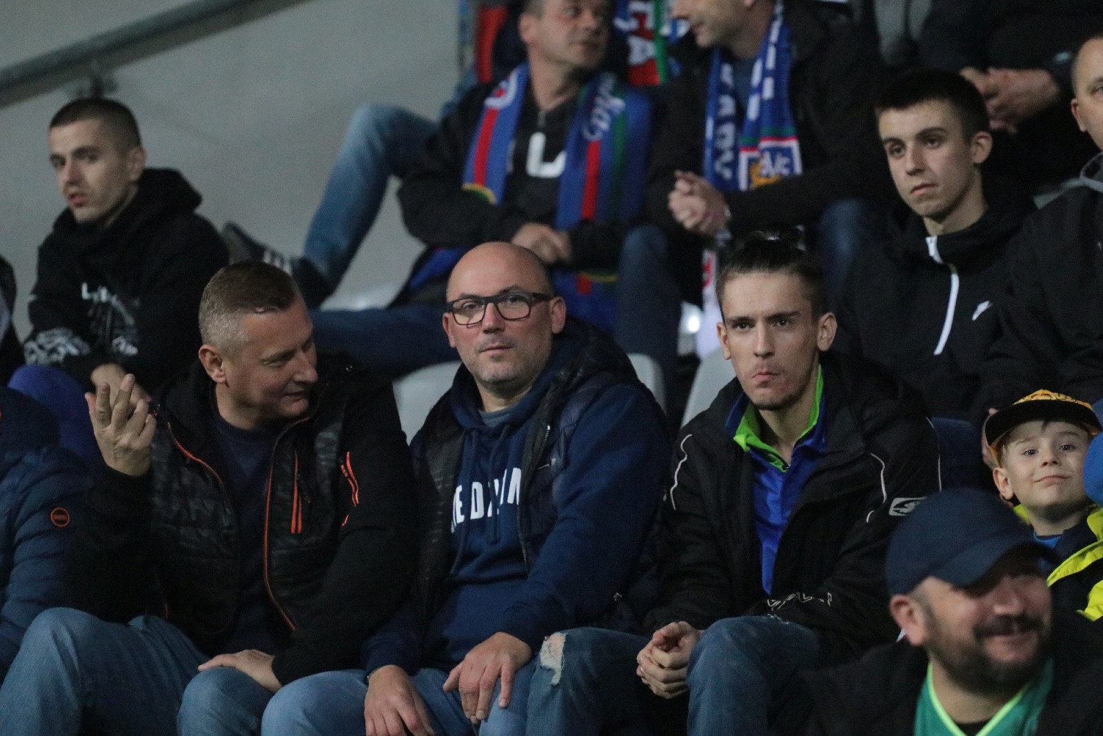 Kibice na stadionie podczas meczu z Odrą Opole