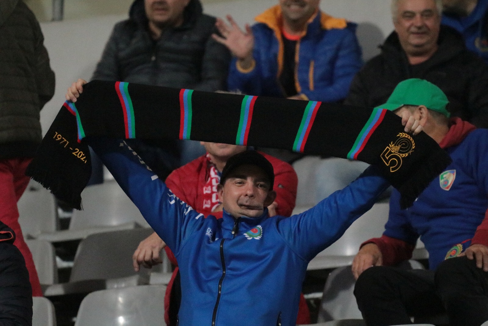 Kibice na stadionie podczas meczu z Odrą Opole