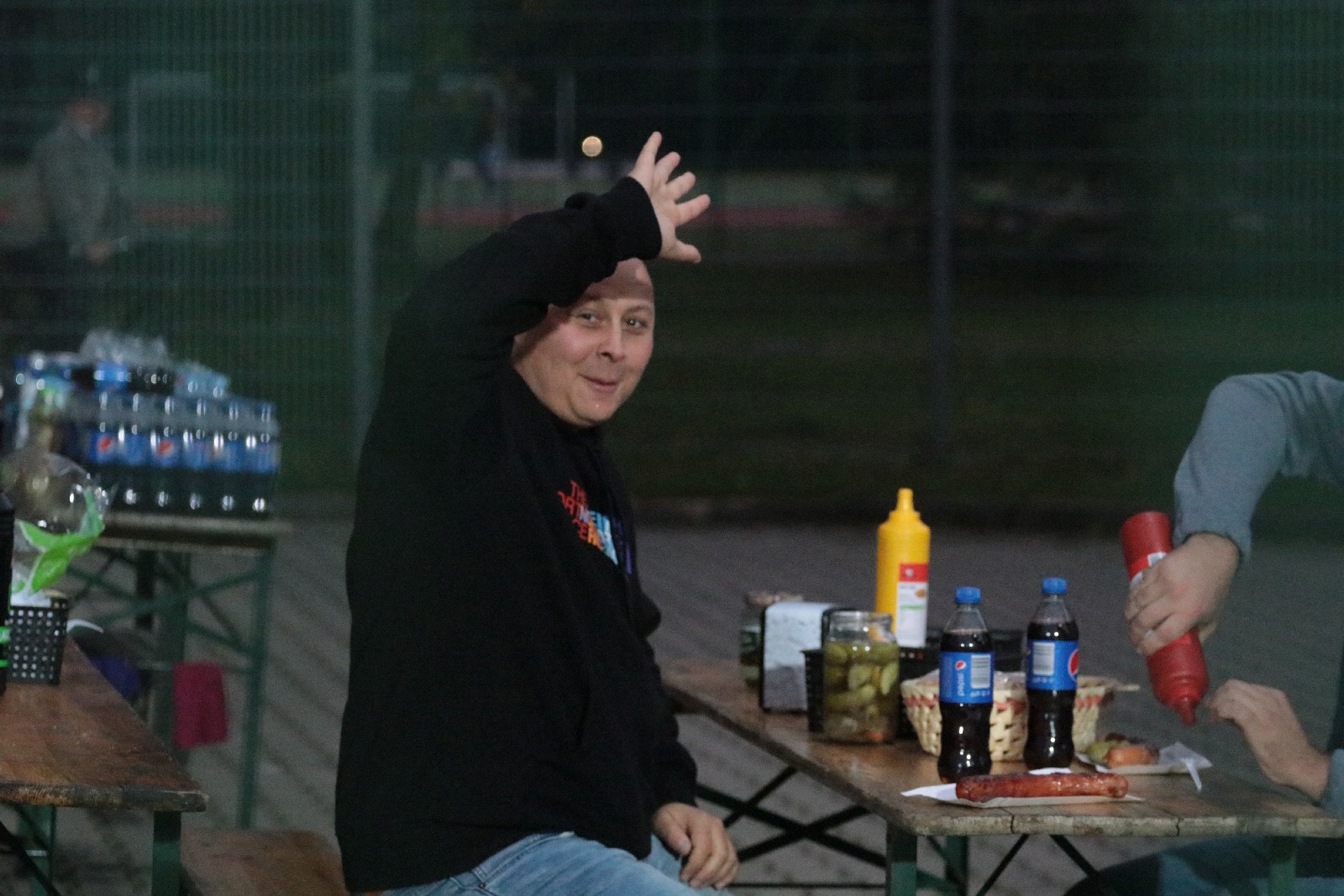 Kibice na stadionie podczas meczu z Odrą Opole