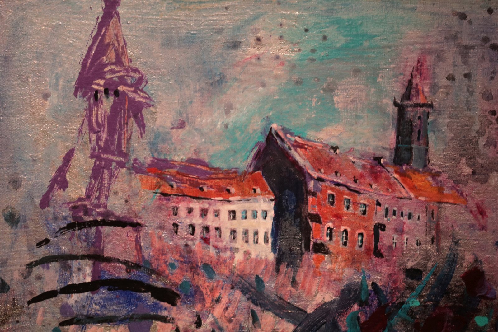 Wystawa obrazów Edwarda Mirowskiego w Muzeum Miedzi