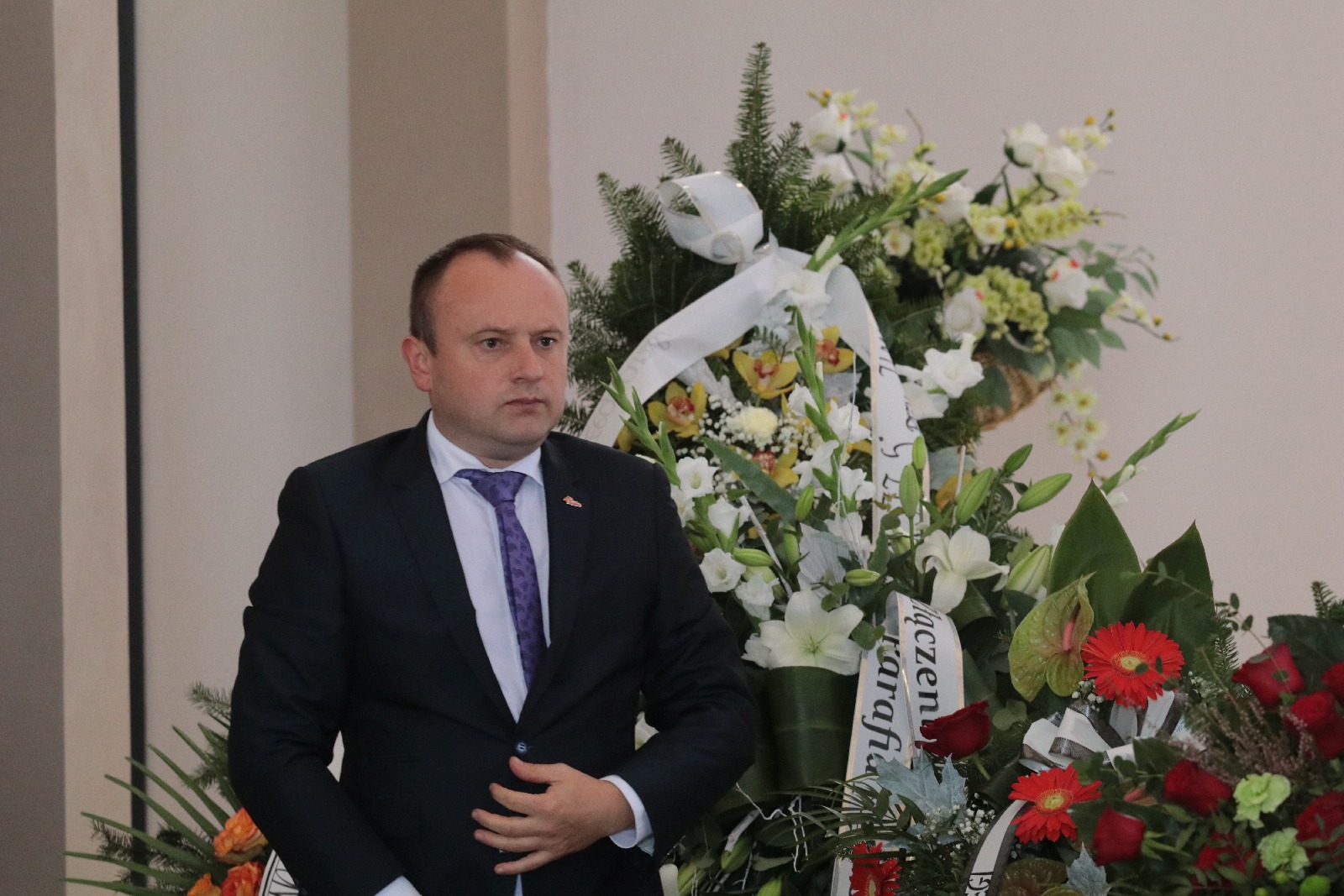 Pogrzeb Andrzeja Dynaka działacza „Solidarności”