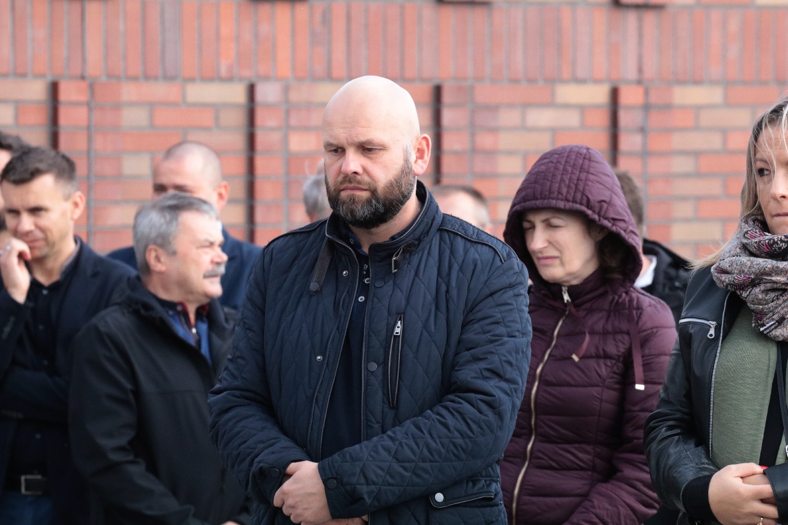 Pogrzeb Andrzeja Dynaka działacza „Solidarności”