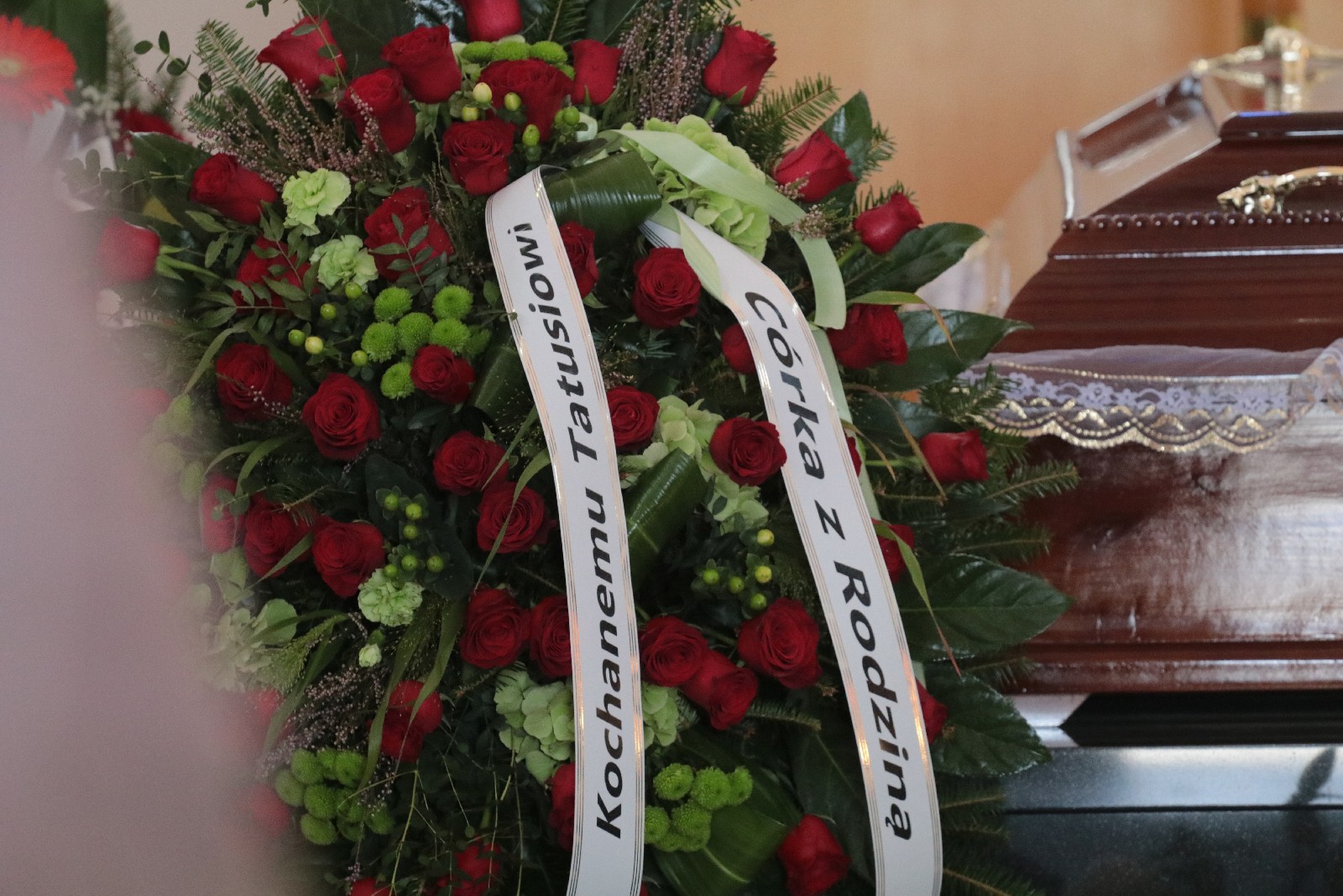 Pogrzeb Andrzeja Dynaka działacza „Solidarności”