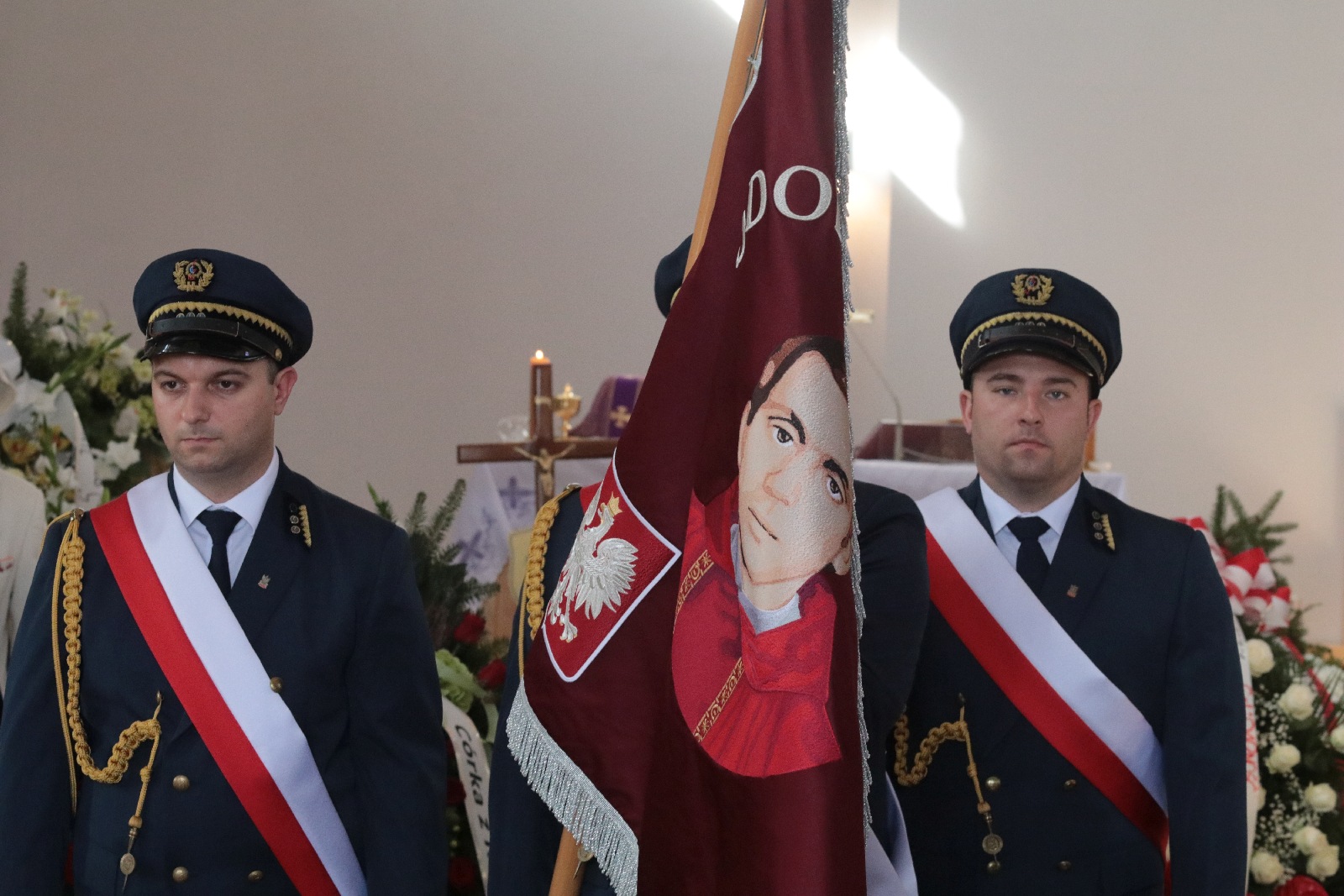 Pogrzeb Andrzeja Dynaka działacza „Solidarności”