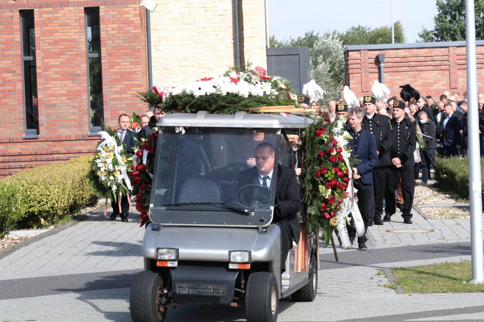 Pogrzeb Andrzeja Dynaka działacza „Solidarności”