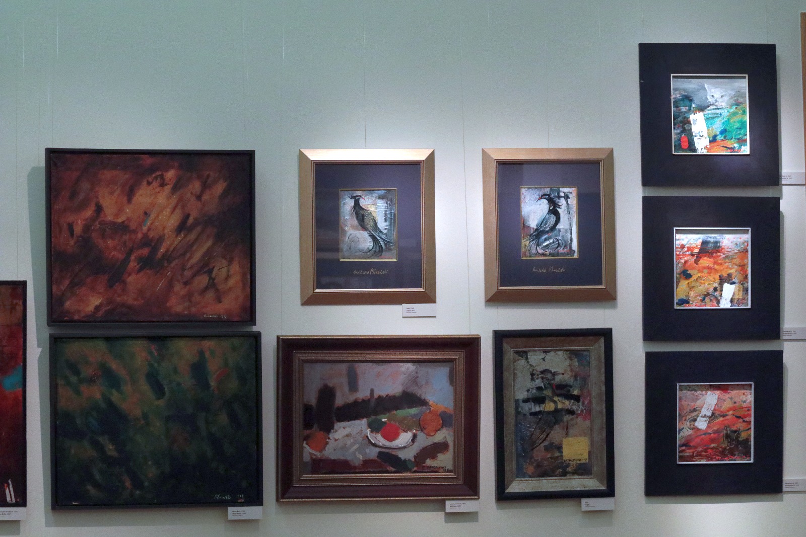 Wystawa obrazów Edwarda Mirowskiego w Muzeum Miedzi