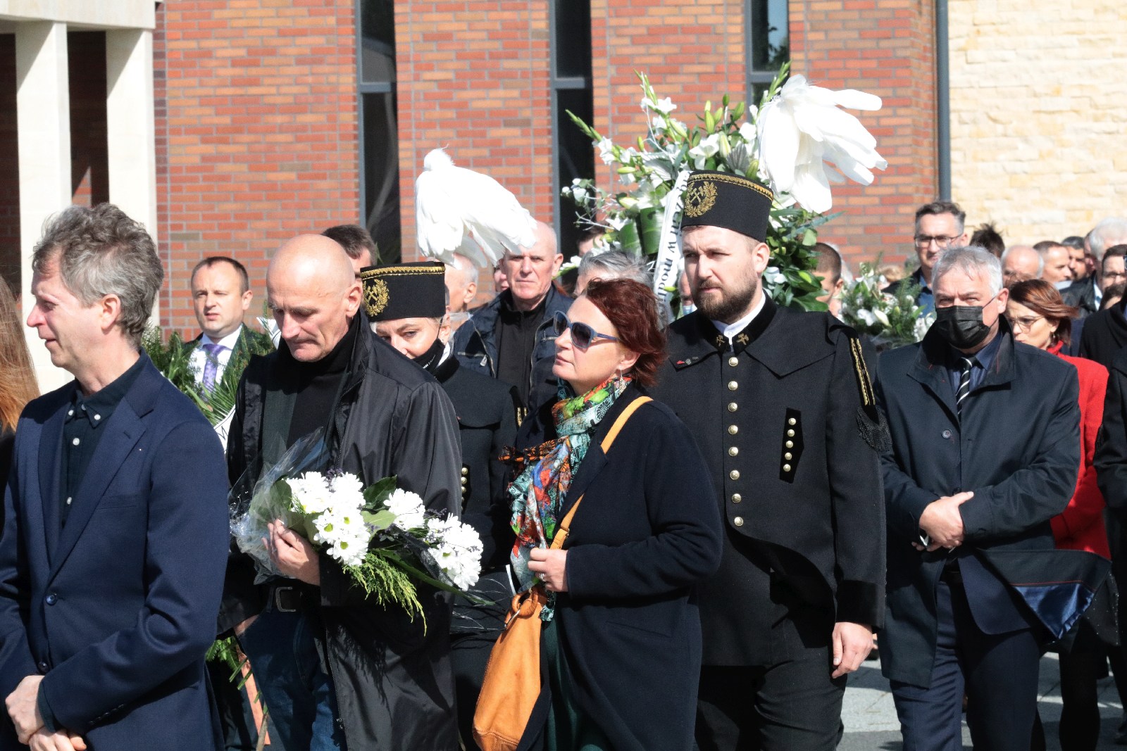 Pogrzeb Andrzeja Dynaka działacza „Solidarności”