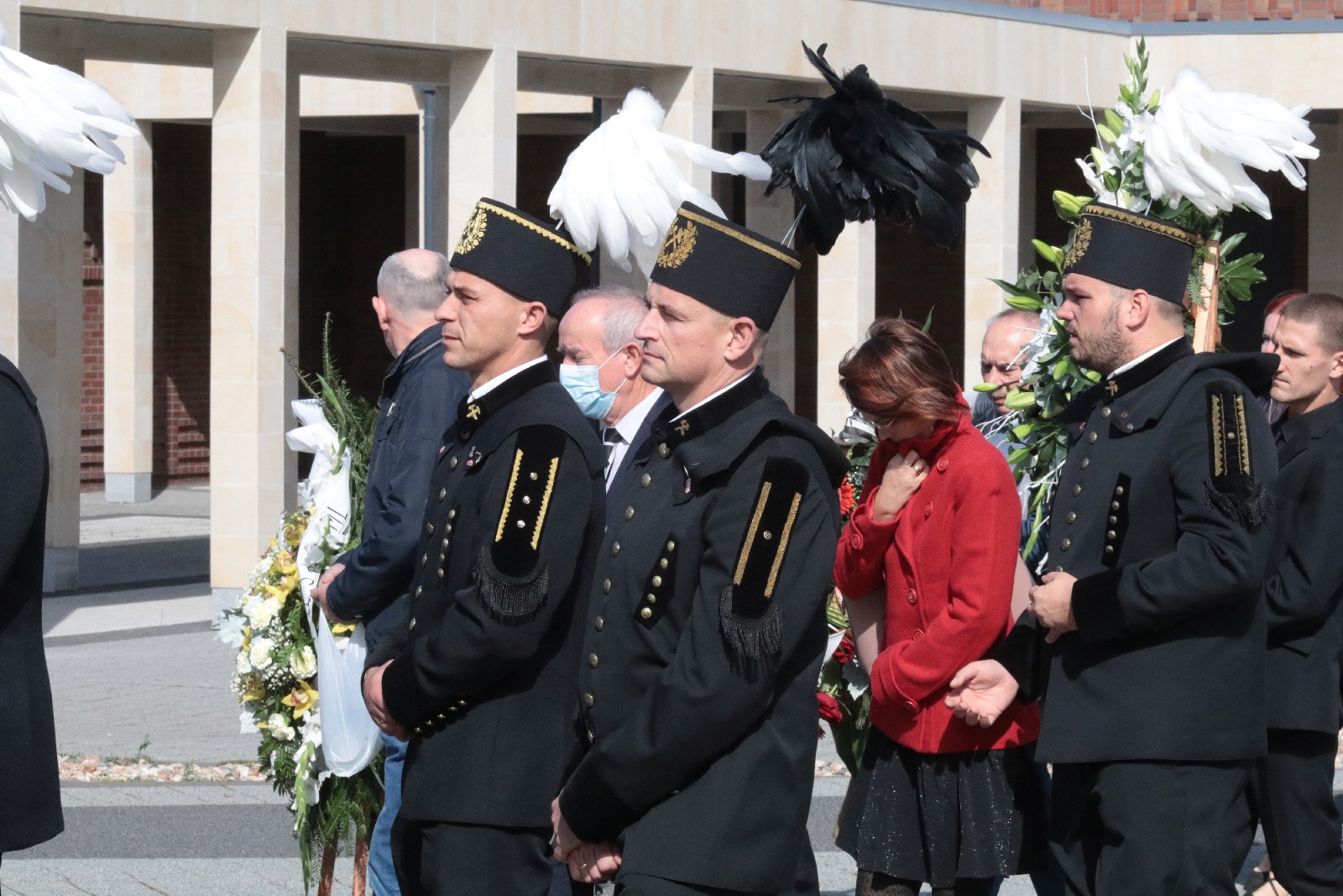 Pogrzeb Andrzeja Dynaka działacza „Solidarności”