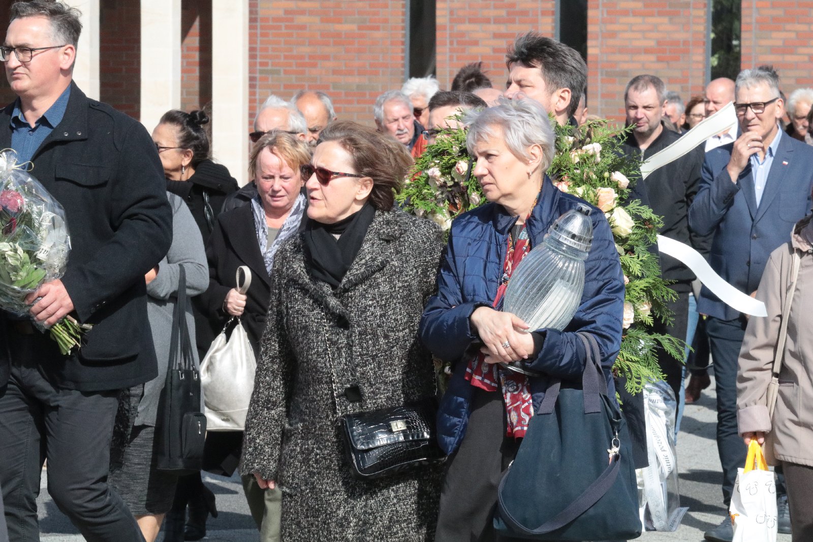 Pogrzeb Andrzeja Dynaka działacza „Solidarności”
