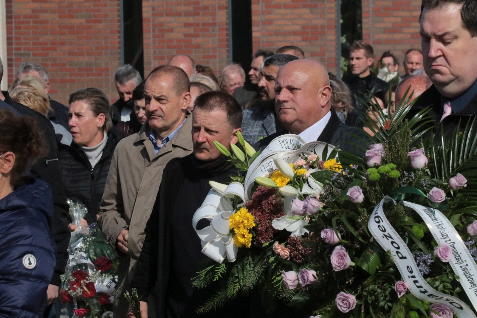 Pogrzeb Andrzeja Dynaka działacza „Solidarności”