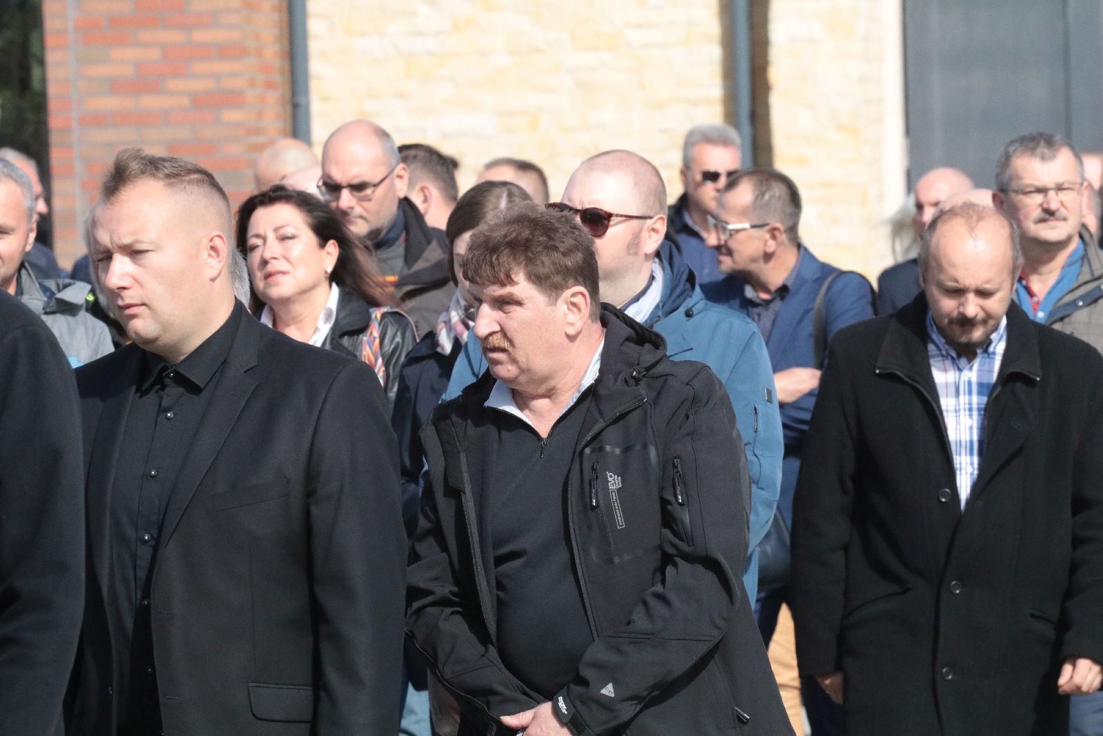 Pogrzeb Andrzeja Dynaka działacza „Solidarności”