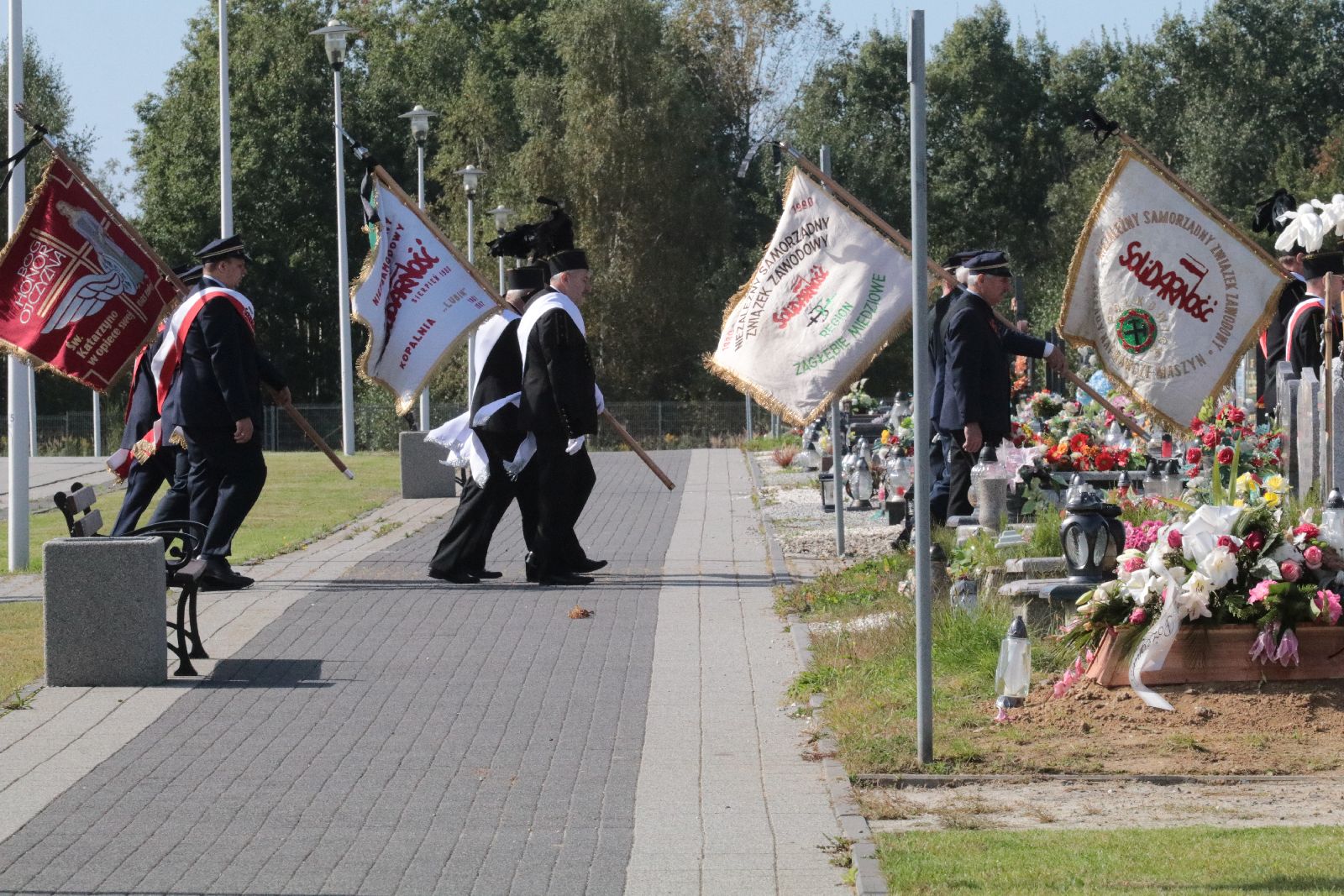 Pogrzeb Andrzeja Dynaka działacza „Solidarności”