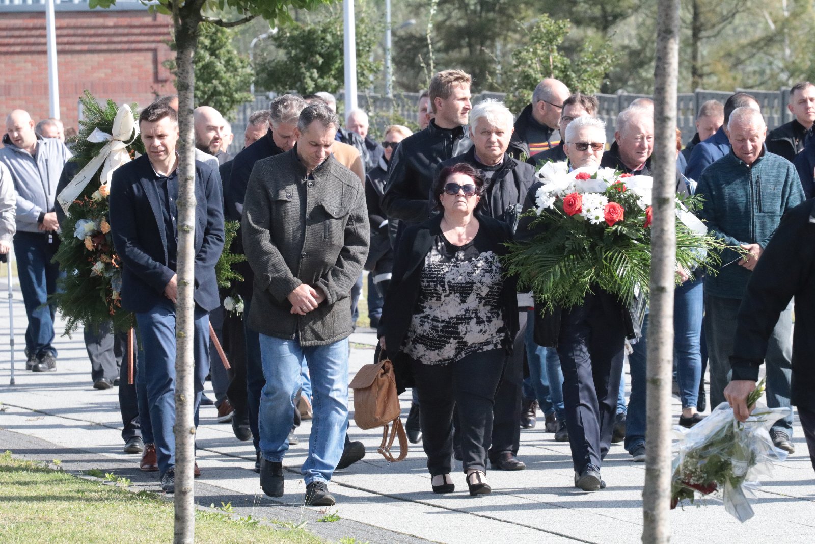 Pogrzeb Andrzeja Dynaka działacza „Solidarności”