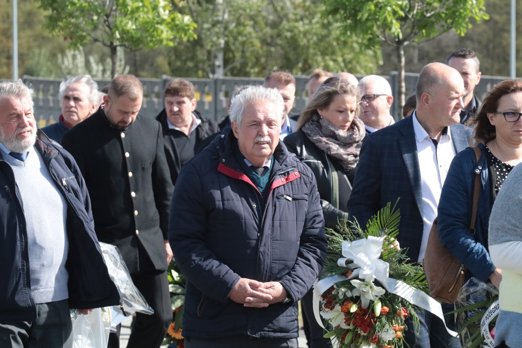 Pogrzeb Andrzeja Dynaka działacza „Solidarności”