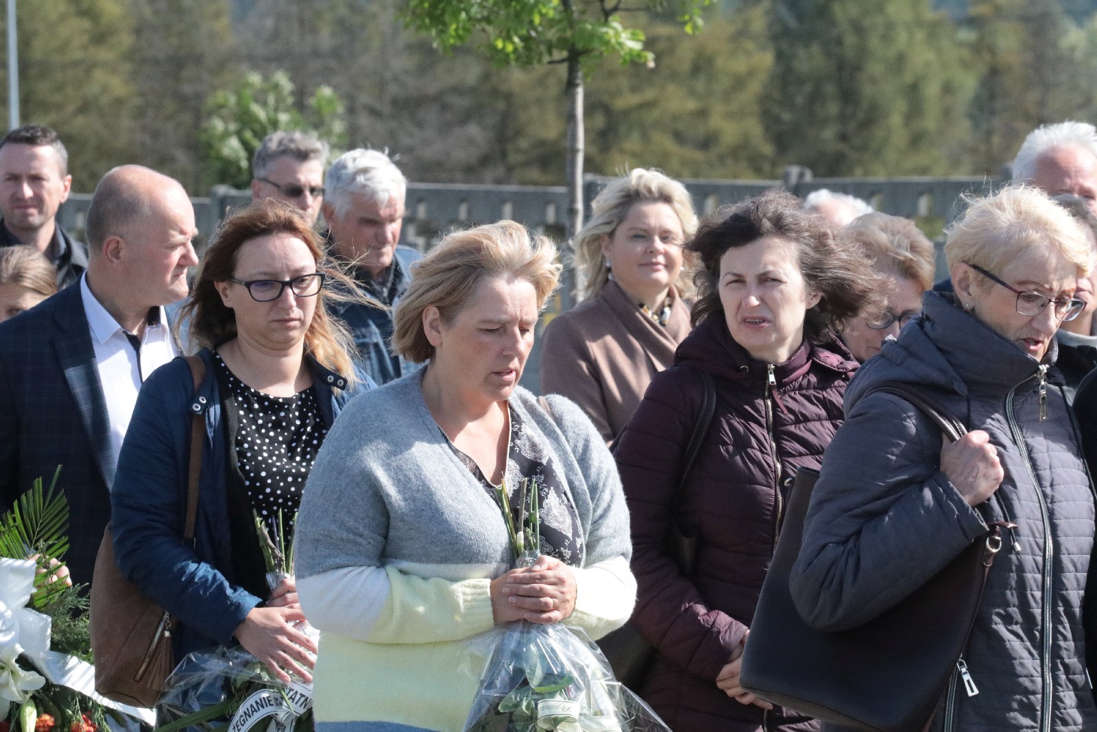 Pogrzeb Andrzeja Dynaka działacza „Solidarności”