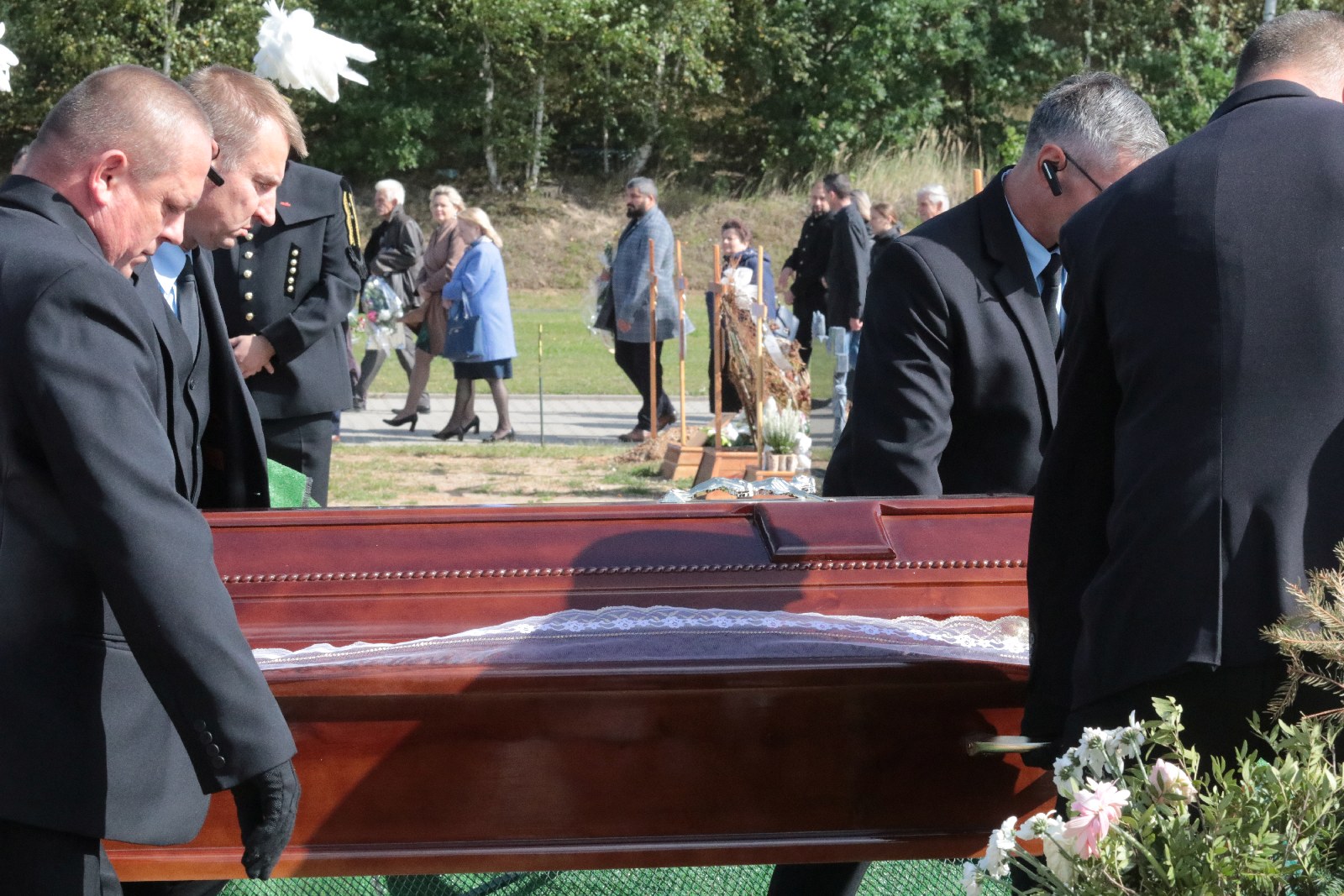 Pogrzeb Andrzeja Dynaka działacza „Solidarności”