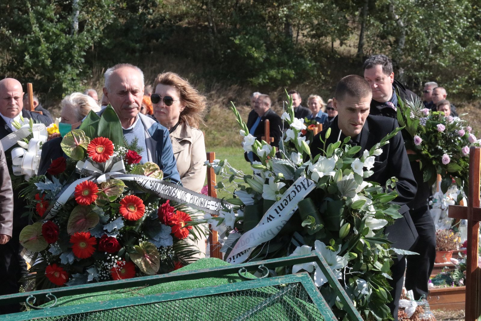 Pogrzeb Andrzeja Dynaka działacza „Solidarności”