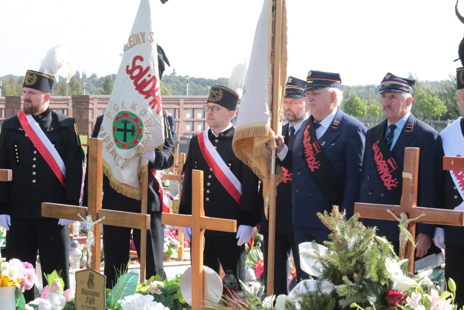 Pogrzeb Andrzeja Dynaka działacza „Solidarności”