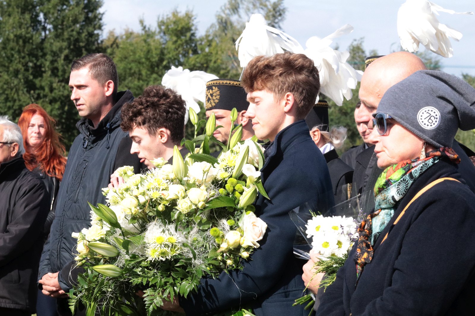 Pogrzeb Andrzeja Dynaka działacza „Solidarności”