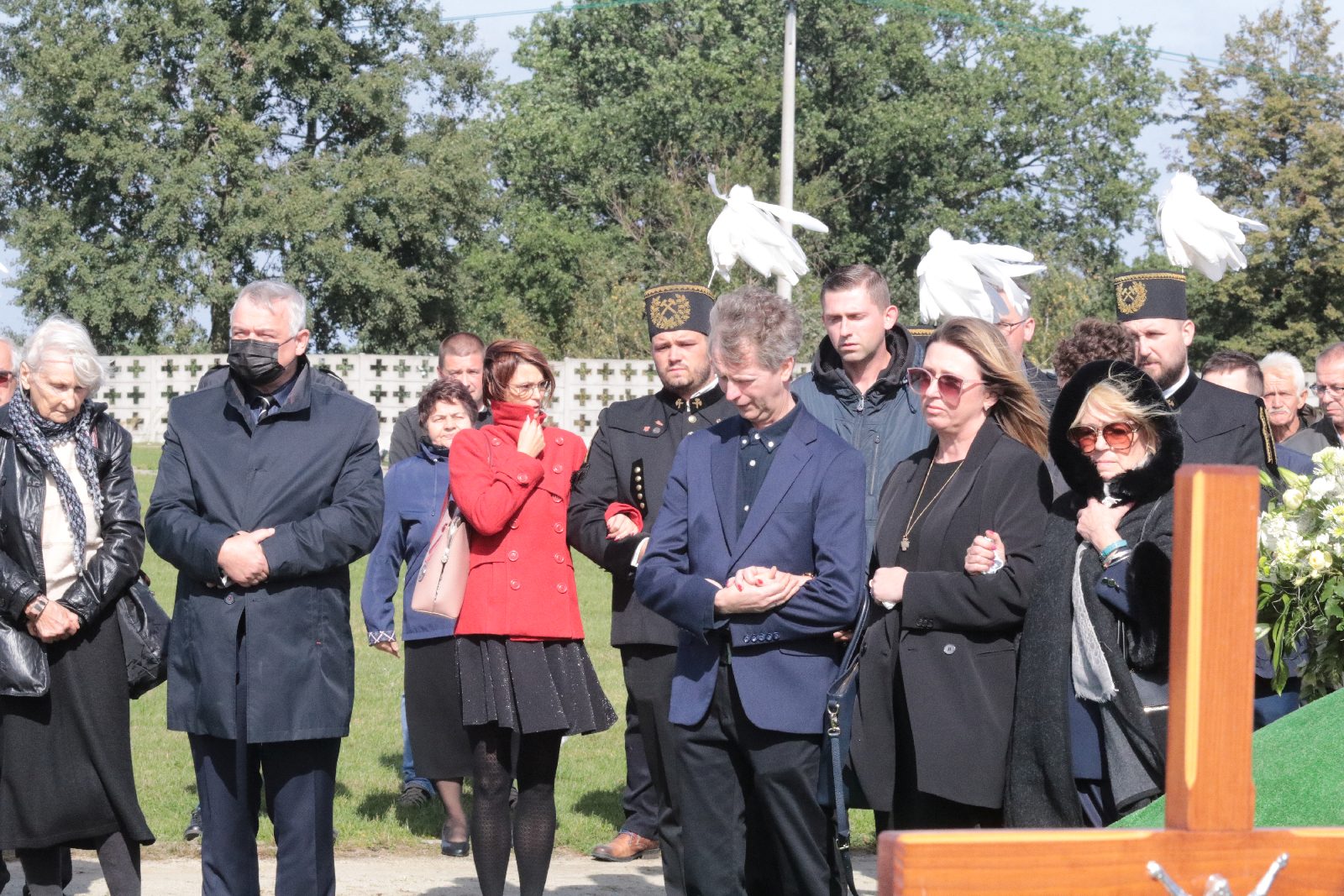 Pogrzeb Andrzeja Dynaka działacza „Solidarności”
