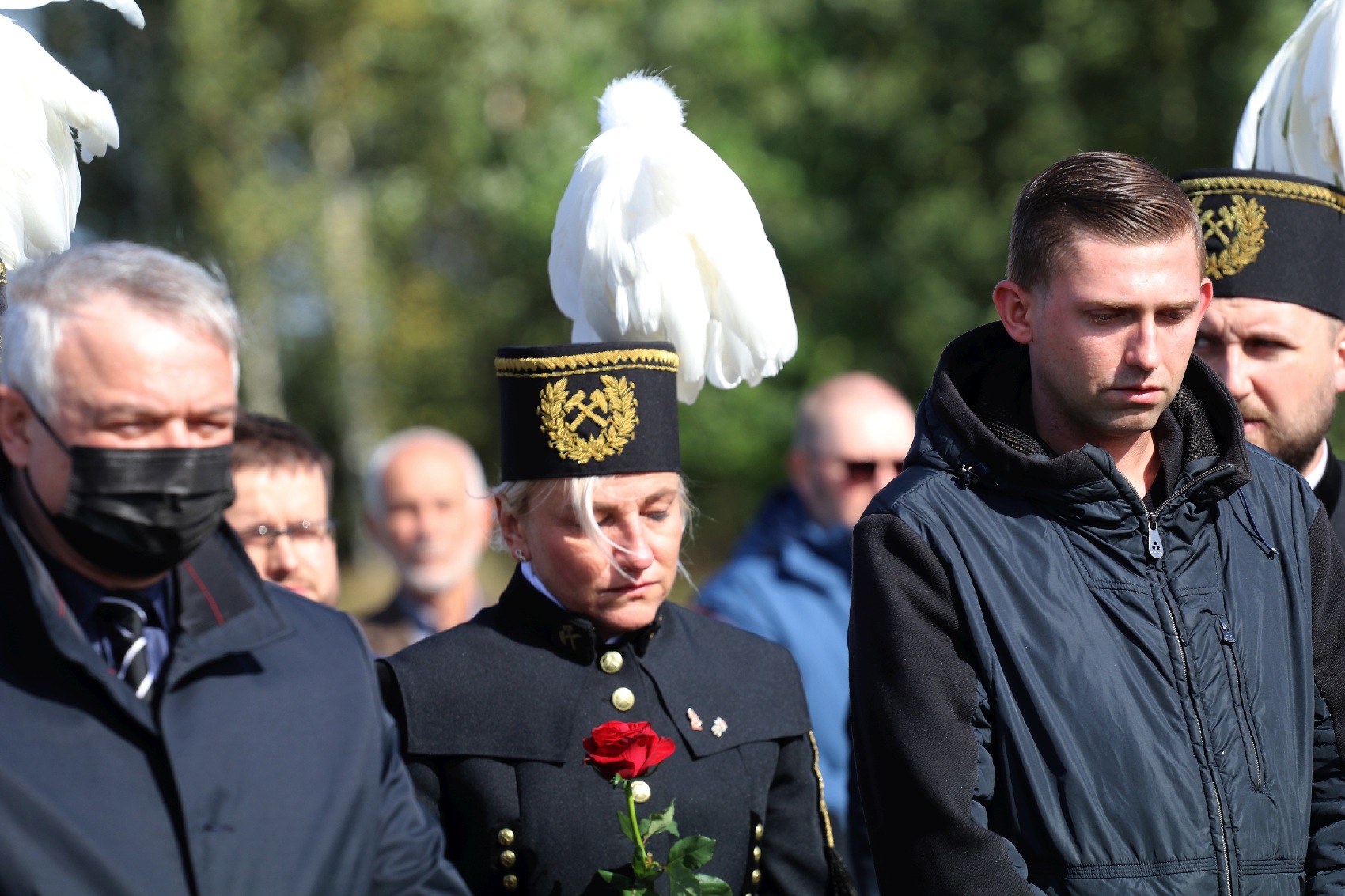 Pogrzeb Andrzeja Dynaka działacza „Solidarności”