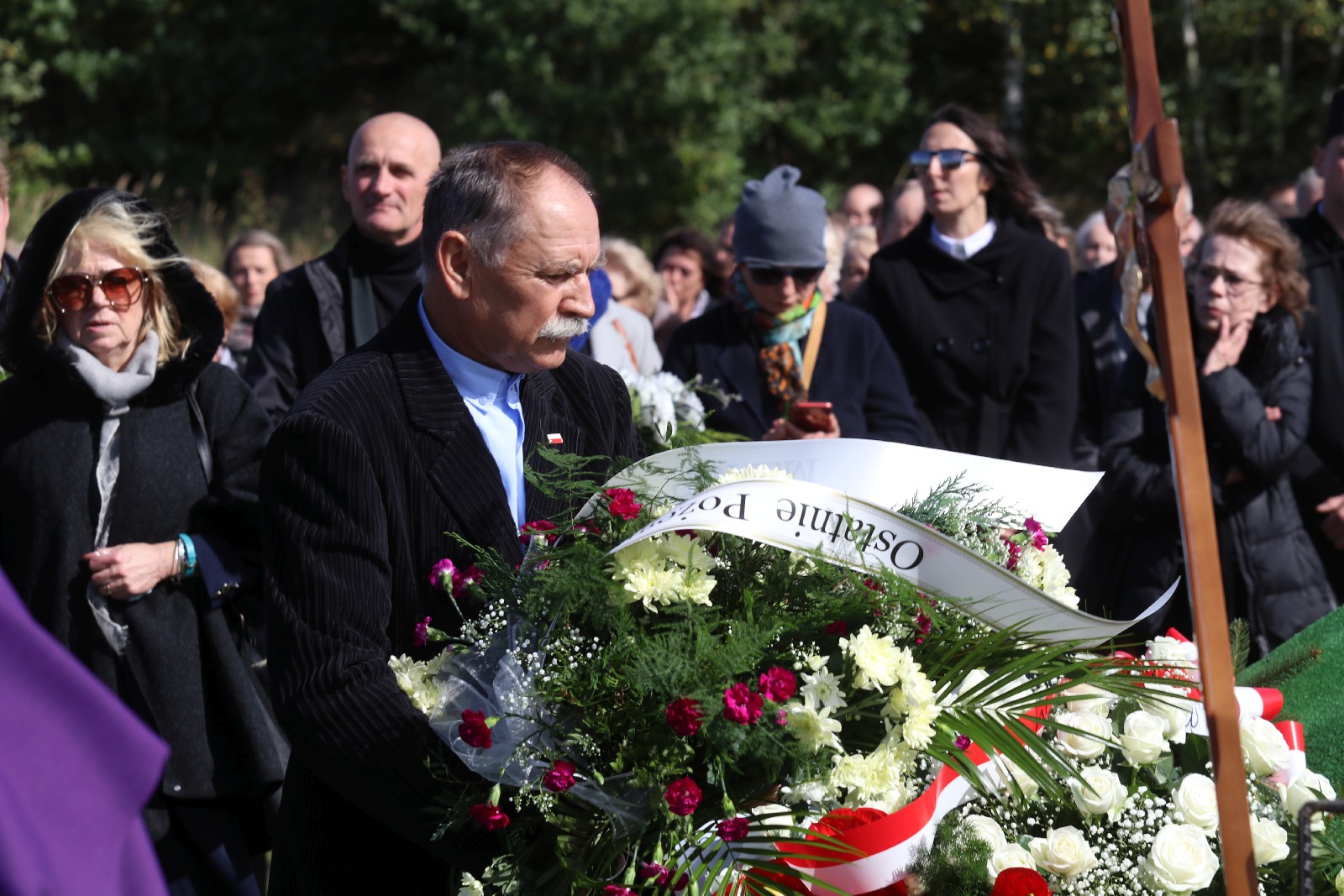 Pogrzeb Andrzeja Dynaka działacza „Solidarności”