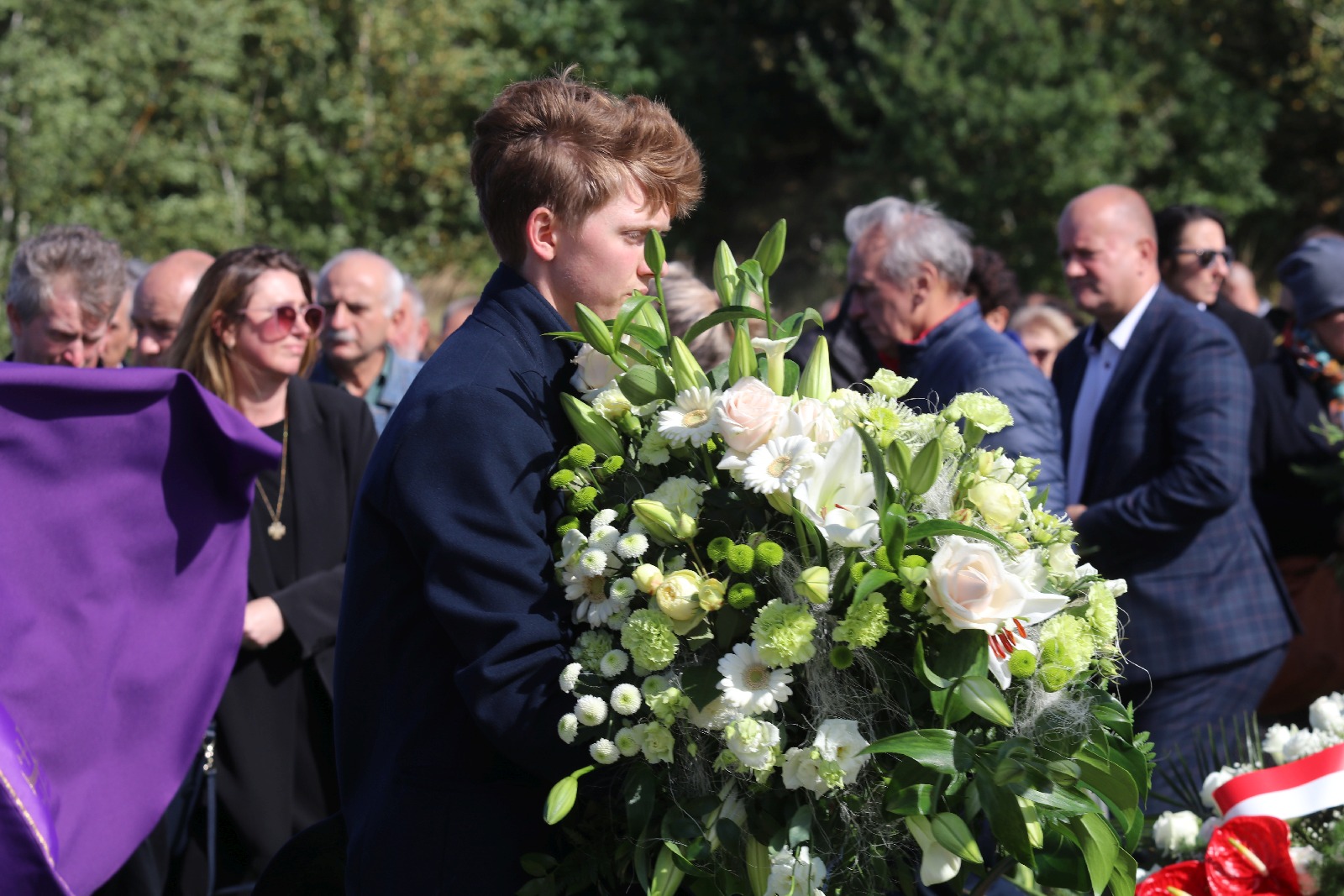 Pogrzeb Andrzeja Dynaka działacza „Solidarności”