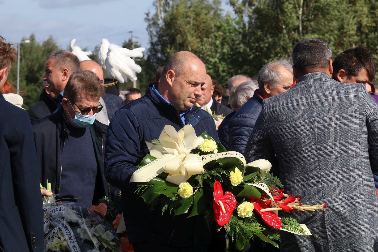 Pogrzeb Andrzeja Dynaka działacza „Solidarności”