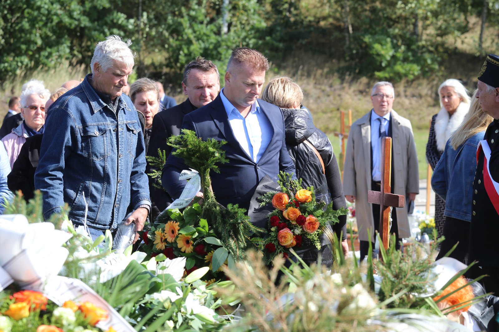 Pogrzeb Andrzeja Dynaka działacza „Solidarności”