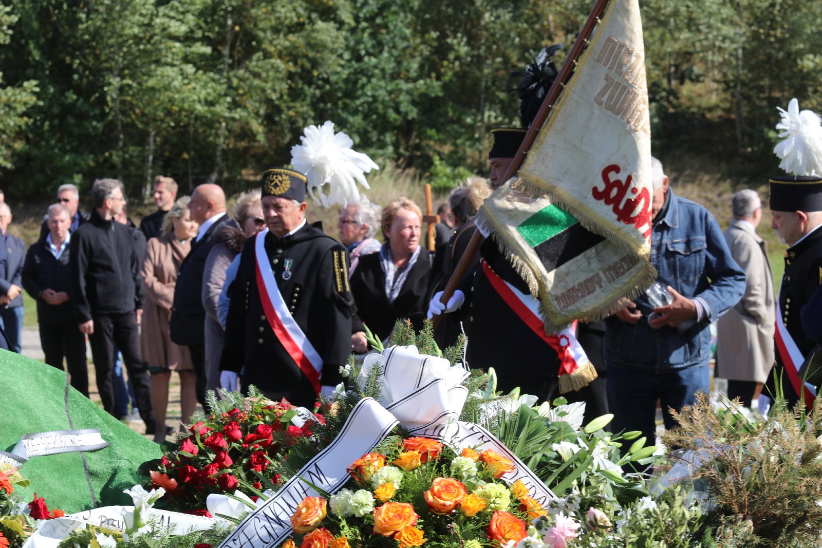 Pogrzeb Andrzeja Dynaka działacza „Solidarności”