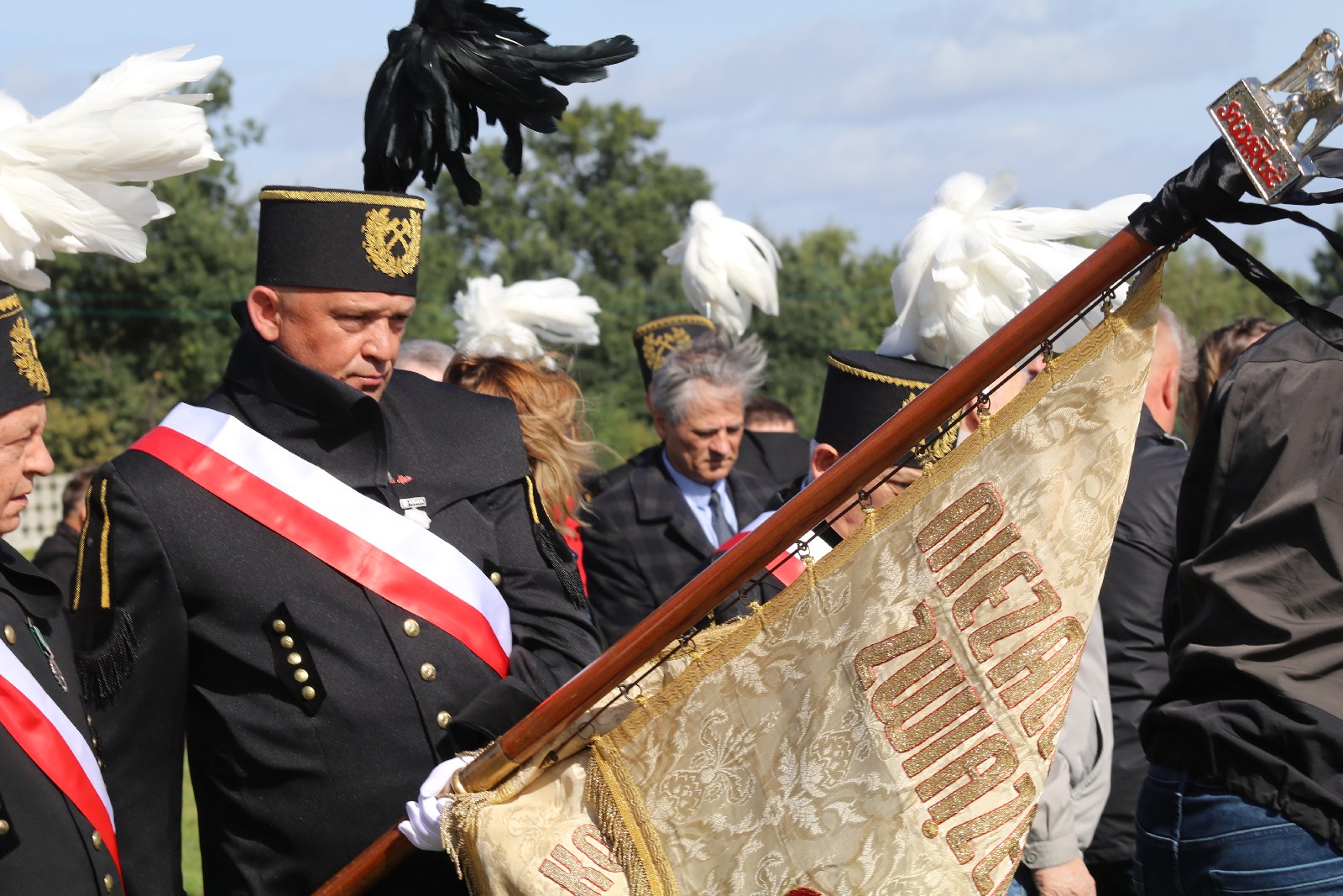 Pogrzeb Andrzeja Dynaka działacza „Solidarności”