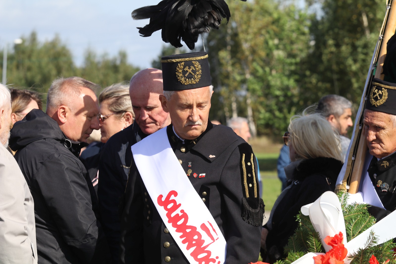 Pogrzeb Andrzeja Dynaka działacza „Solidarności”