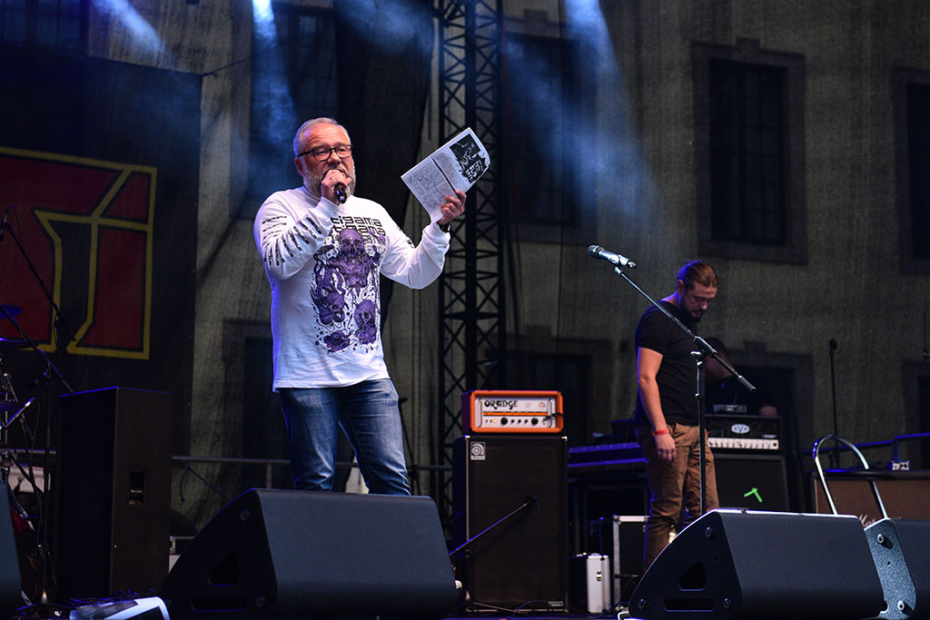 PKRock'21. Na dziedzińcu Akademii zagrało pięć rockowych kapel