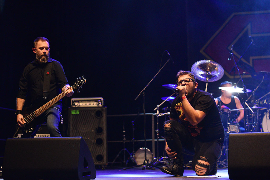 PKRock'21. Na dziedzińcu Akademii zagrało pięć rockowych kapel