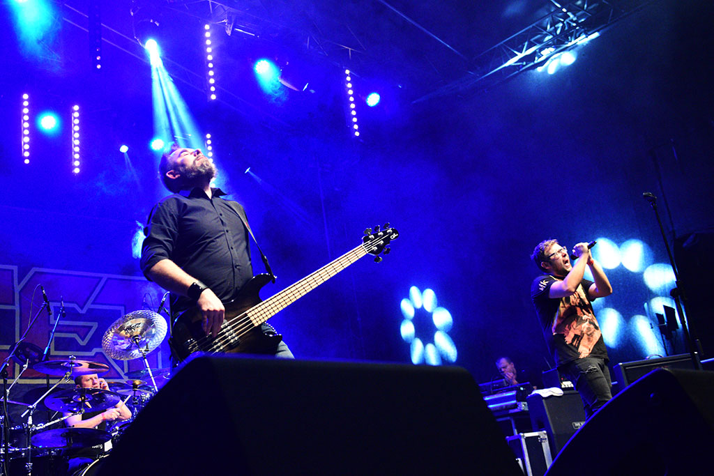 PKRock'21. Na dziedzińcu Akademii zagrało pięć rockowych kapel