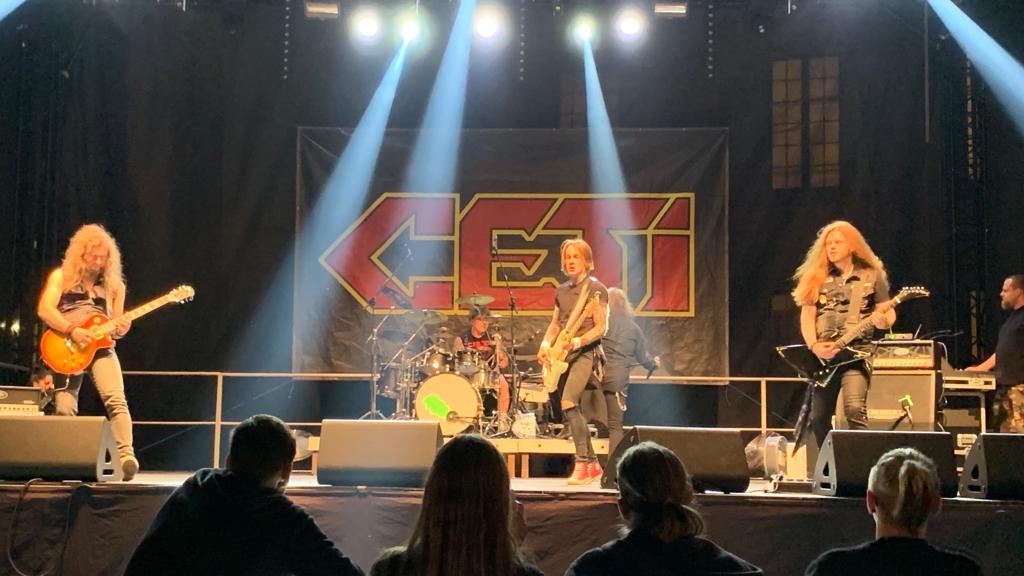 PKRock'21. Na dziedzińcu Akademii zagrało pięć rockowych kapel