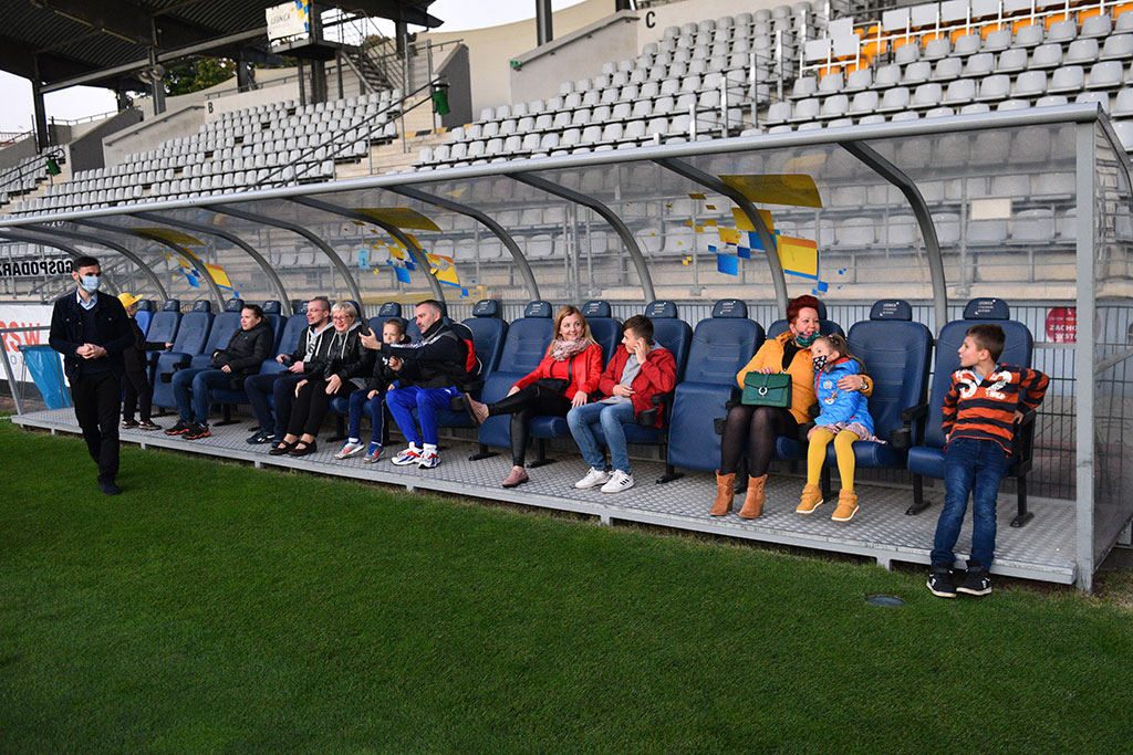 Zobaczyli szatnię zawodników i koronę stadionu „Miedzianki”
