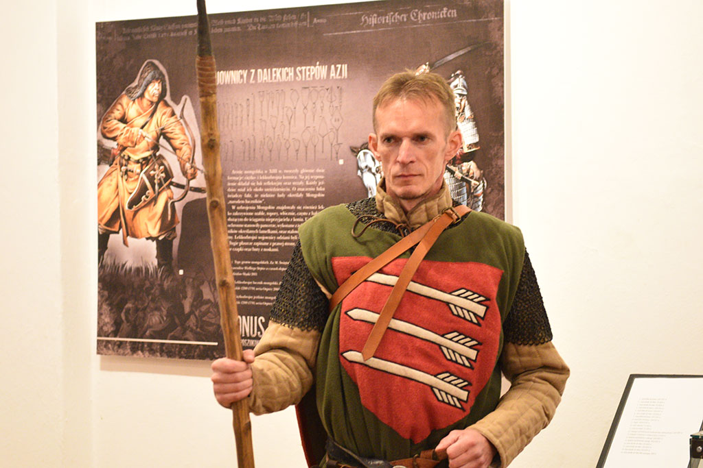Wystawa artefaktów znalezionych w miejscu bitwy pod Legnicą